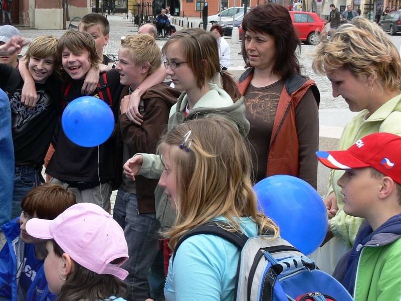 Teenageři se na Dni s Deníkem v Hranicích bavili.