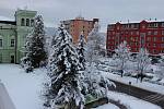 Sněhová nadílka v Hranicích - 4. 2. 2019