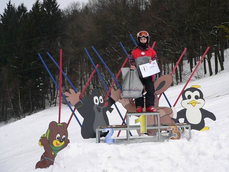 Vyhlášení vítězů po závěrečných závodech ve Ski areálu Potštát