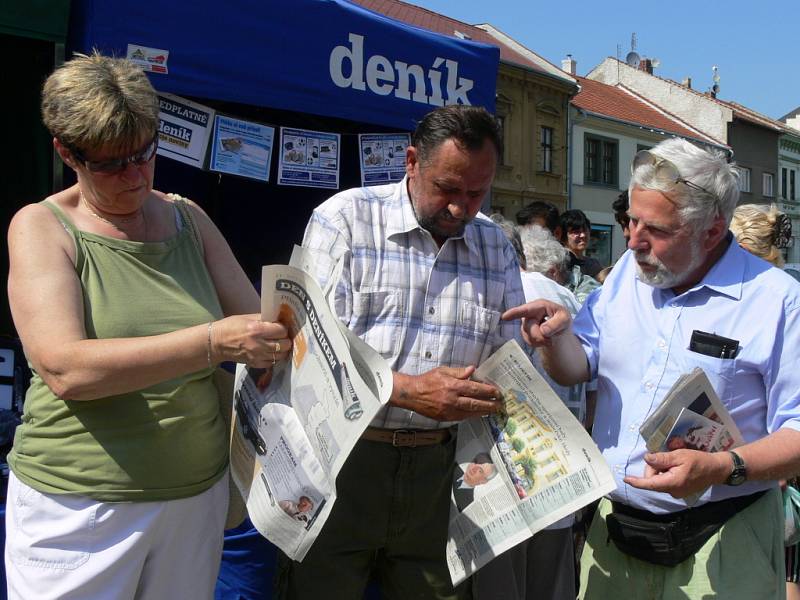 Den s Deníkem zažili v pondělí 2. června obyvatelé Kojetína. 