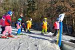 Lyžařská škola ve ski areálu na Potštátě 2023.