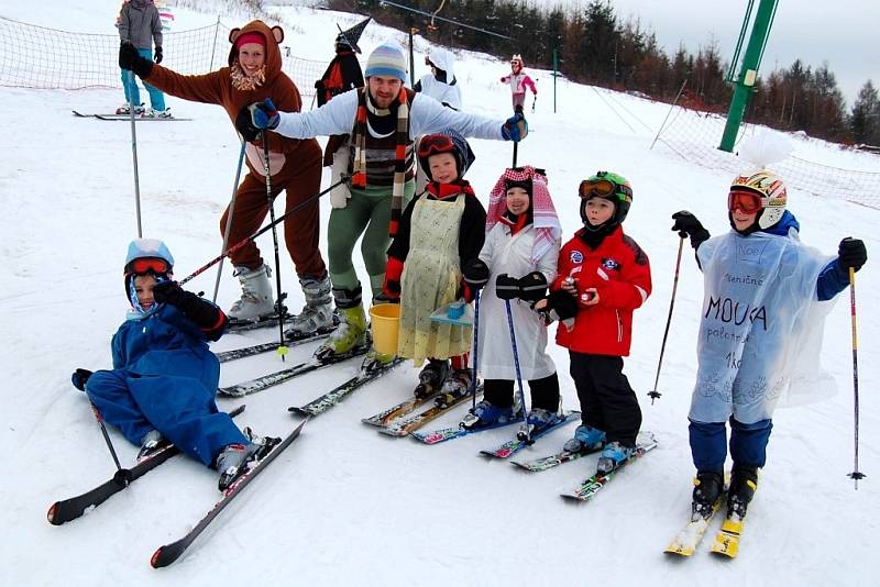 Maškarní rej a vyhlášení vítězů ve Ski areálu Potštát