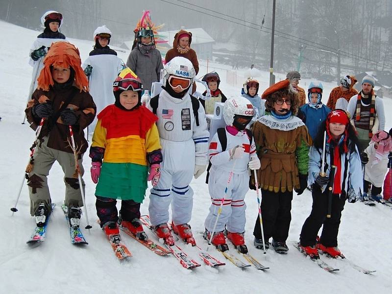 Maškarní rej a vyhlášení vítězů ve Ski areálu Potštát