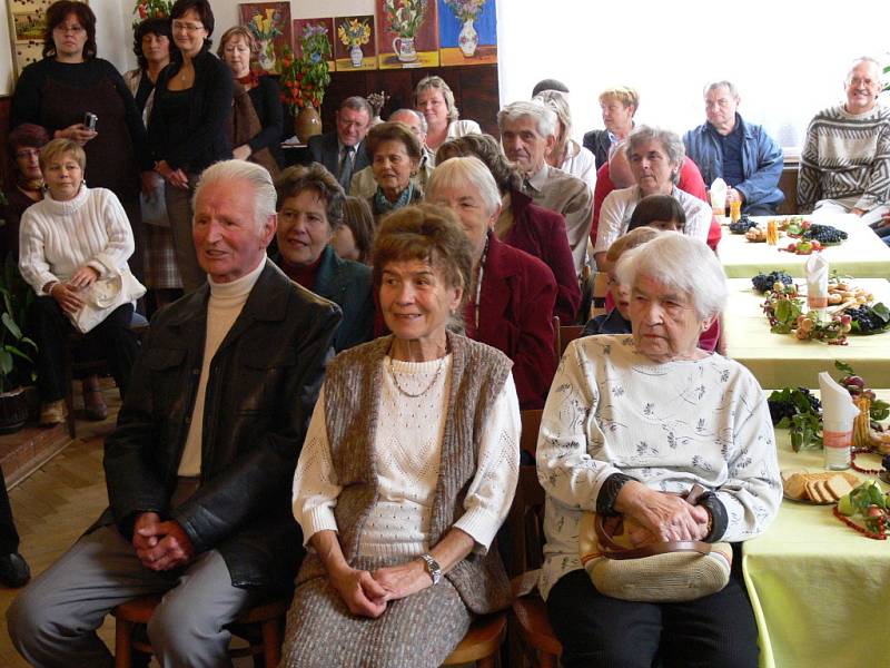 Návštěvníci galerie mohou zhlédnout práce seniorů z různých domovů důchodců v okolí Hranic.
