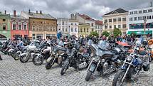 Hranická motomše pořádaná klubem Harley Owners Group