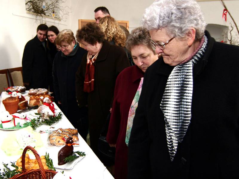 Součástí velikonoční dílny v Hustopečích byla také soutěž o nejlepšího velikonočního beránka.