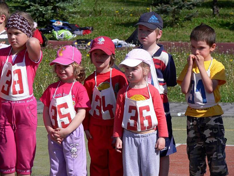 Atletické přebory dětí z mateřských škol v Hranicích