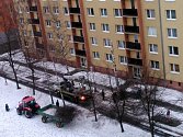 Celkem sedm stromů bylo ve čtvrtek 8. ledna pokáceno na hranickém sídlišti Hromůvka
