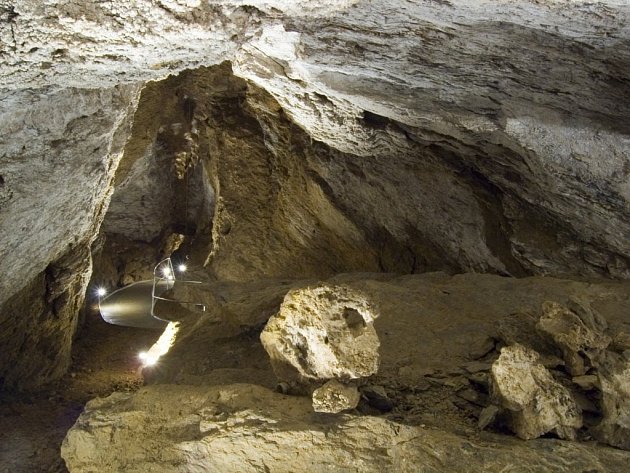 Jurikův dóm ve Zbrašovských aragonitových jeskyních v Teplicích nad Bečvou