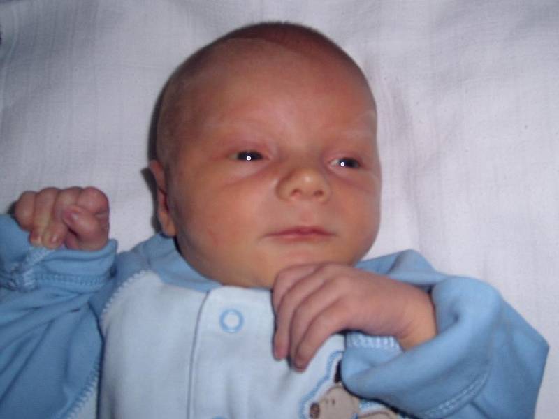 Kryštof Faltynek, narozen 3. června v Přerově, míra 52 cm, váha 3 420 g