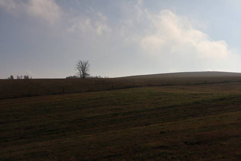 Kraj kolem Budišova nad Budišovkou.