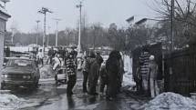 Masopust ve Vinarech na Přerovsku v roce 1988.