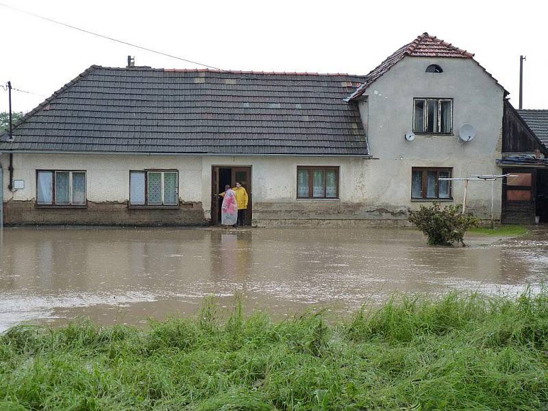 Blesková povodeň ve Všechovicích