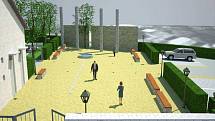 Takto by podle vizualizace studie využitelnosti mohl vypadat areál bývalého zahradnictví u městského hřbitova v Hranicích