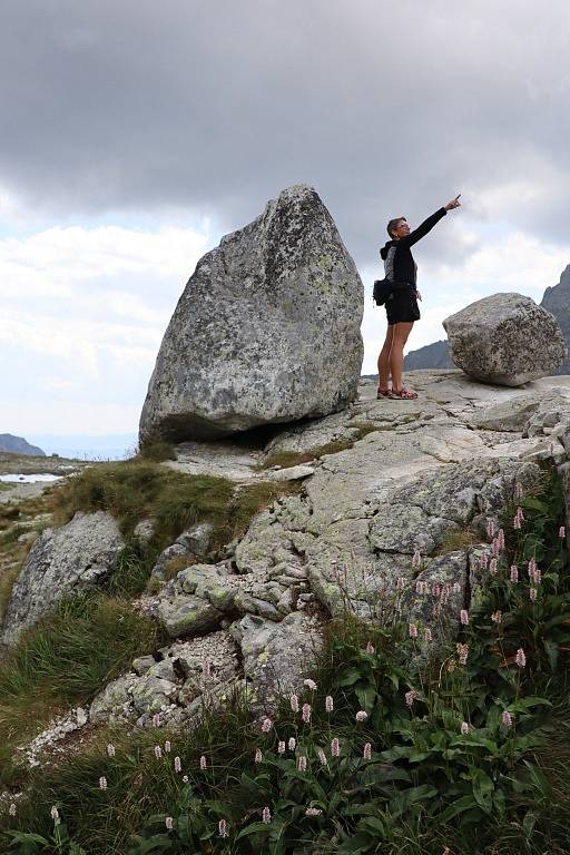 Na největší pleso na slovenské straně hor, Velké Hincovo pleso.