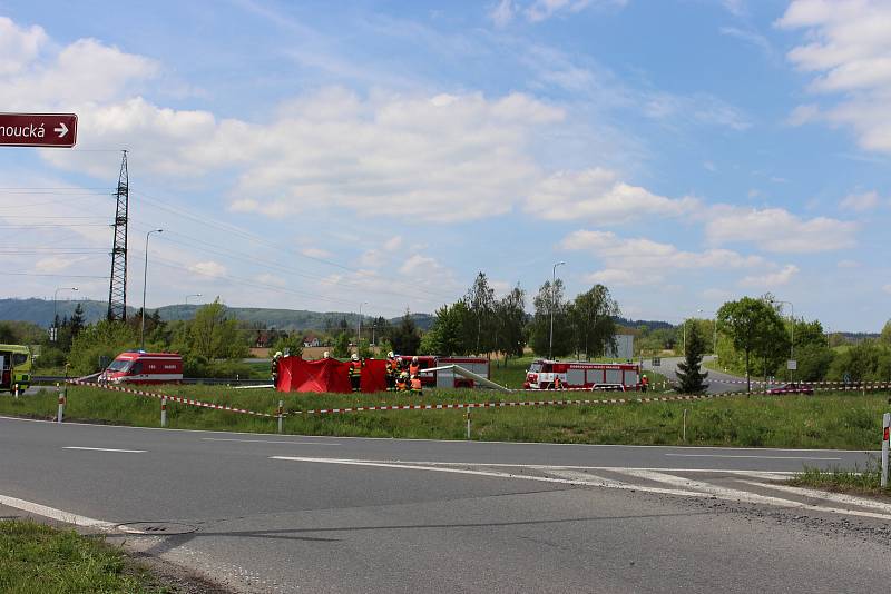 Nehoda větroně v blízkosti drahotušského letiště - 8. května 2019
