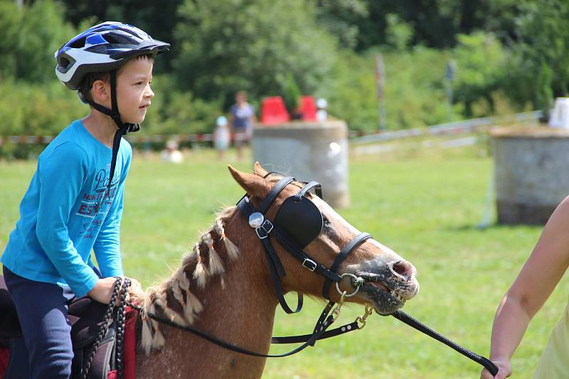 Závody koňských spřežení v Hustopečích nad Bečvou