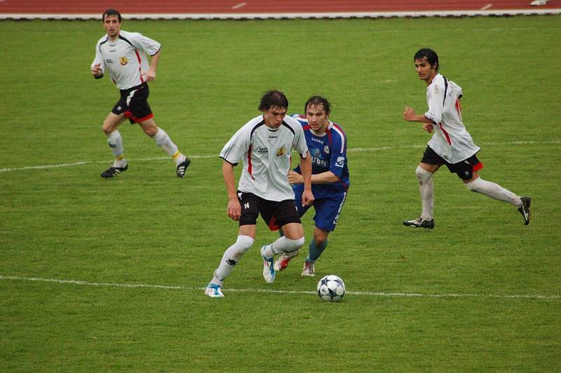 SK Hranice (v bílém) vs. 1. FC Přerov