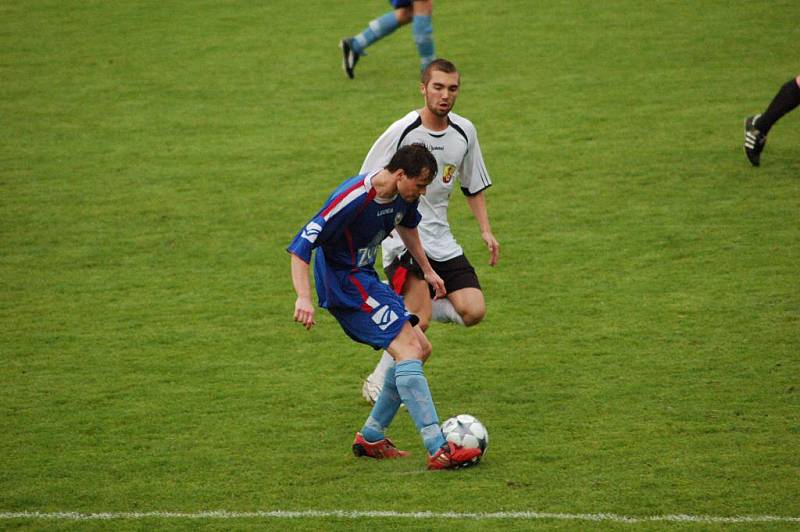 SK Hranice (v bílém) vs. 1. FC Přerov