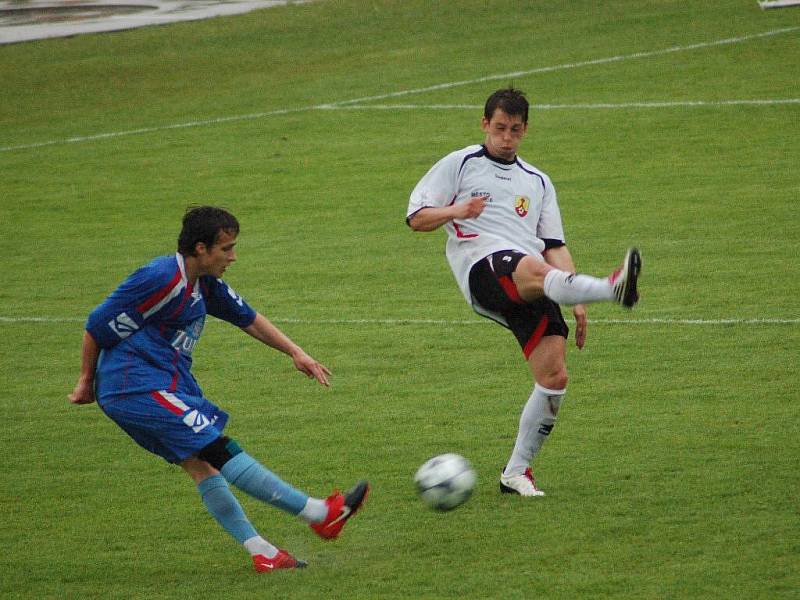 SK Hranice (v bílém) vs. 1. FC Přerov