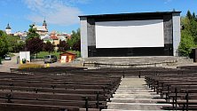 Letní kino v Hranicích. Ilustrační foto
