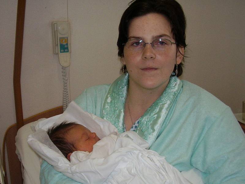 Tereza Šenková, narozena 27. 2. 2008 v Přerově, váha 3300 g, Stará Ves