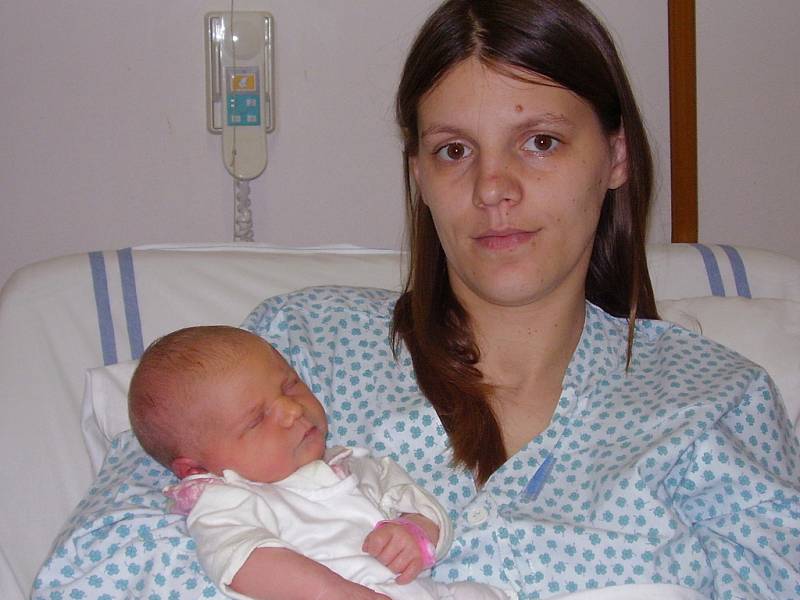Markéta Štanclová, narozena 1. 3. 2008 v Přerově, váha 3490 g, Oplocany