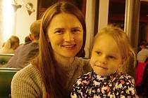 Svitlana Salivon se svou čtyřletou dcerkou Myroslavou našla azyl v lázeňském domě Mariupol v Teplicích nad Bečvou.