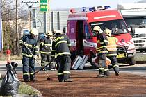 Ve čtvrtek 28. února kolem poledne došlo k dopravní nehodě na kruhovém objezdu U Jakuba v Drahotuších na Hranicku.