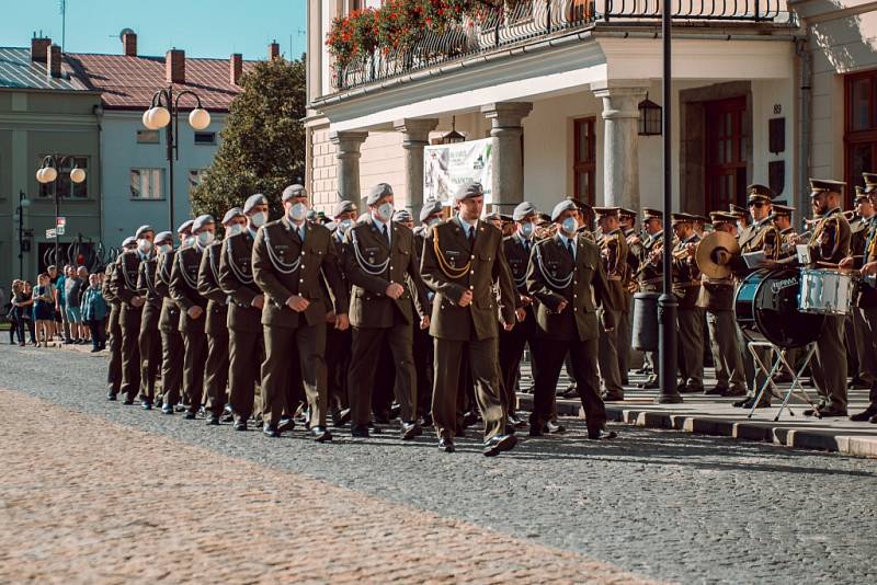 Den otevřených dveří  ve středu 8. září 2021 v Dukelských kasárnách v Lipníku nad Bečvou.