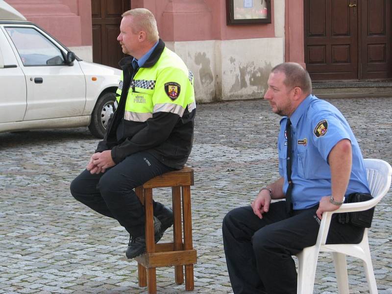 Barevný den a Den bez aut na Masarykově náměstí v Hranicích