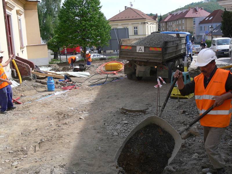 S ukončením prací ve Svatoplukově ulici skončí také poslední část revitalizace historického centra v Hranicích.
