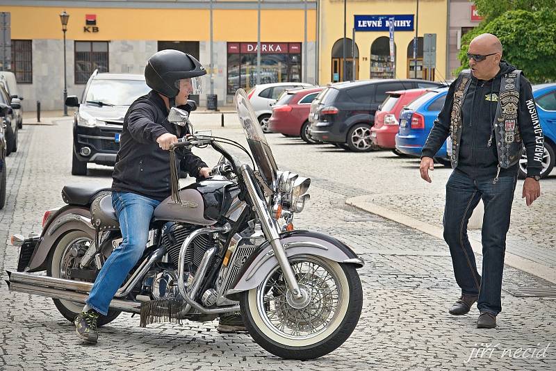 Hranická motomše pořádaná klubem Harley Owners Group