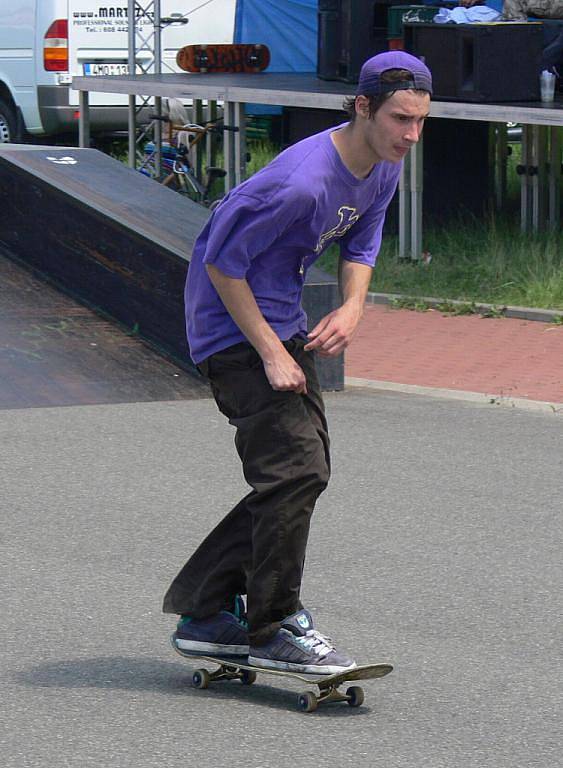 V sobotu 4. června proběhly v lipnickém skate parku závody vyznavačů skateboardu.