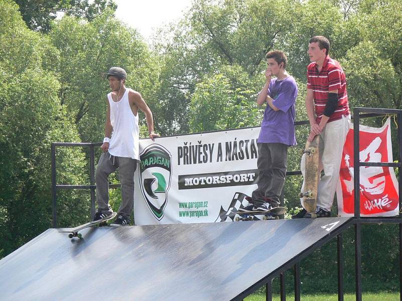 V sobotu 4. června proběhly v lipnickém skate parku závody vyznavačů skateboardu.