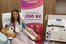 Krevní plazmu pravidelně daruje i modelka a moderátorka Monika Leová, která pochází z Královéhradecka.