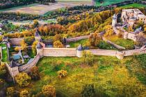 Středověký hrad Helfštýn na Přerovsku.