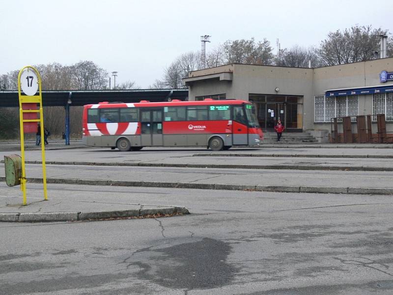 Autobusové nádraží v Hranicích