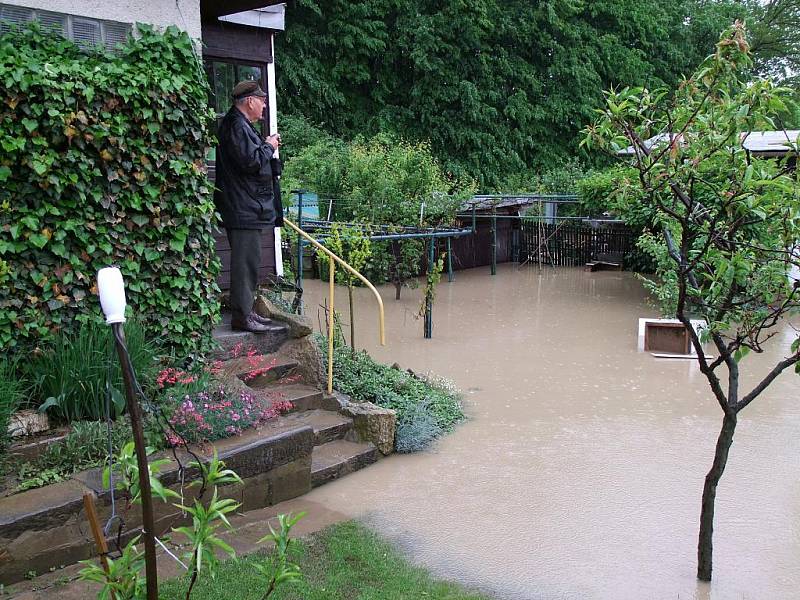 Zahrádkářská kolonie u Laguny v Přerově a okolí Střediska volného času Atlas a Bios v Přerově.