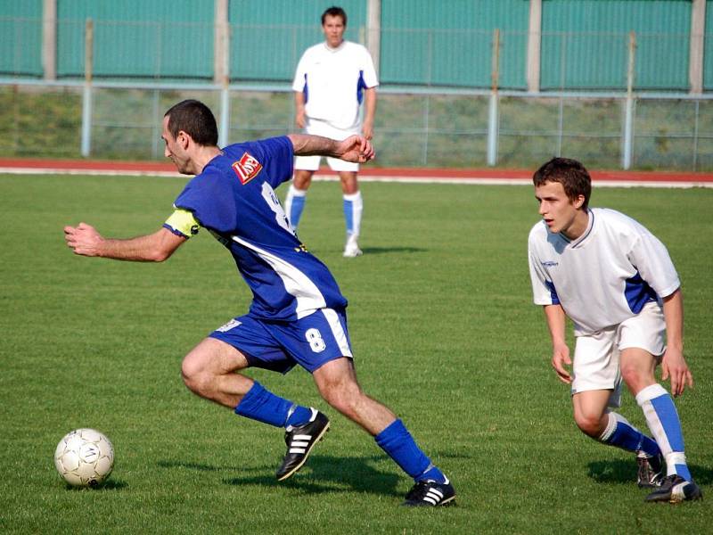 Přerov (v bílém) proti Litovli 