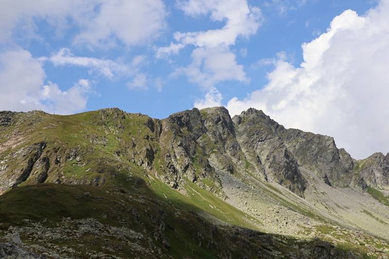 Na největší pleso na slovenské straně hor, Velké Hincovo pleso.