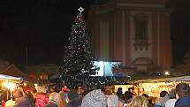 Rozsvícení vánočního stromu v Hranicích, 3. prosince 2019
