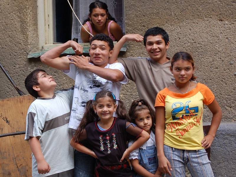 Romské děti v Přerově
