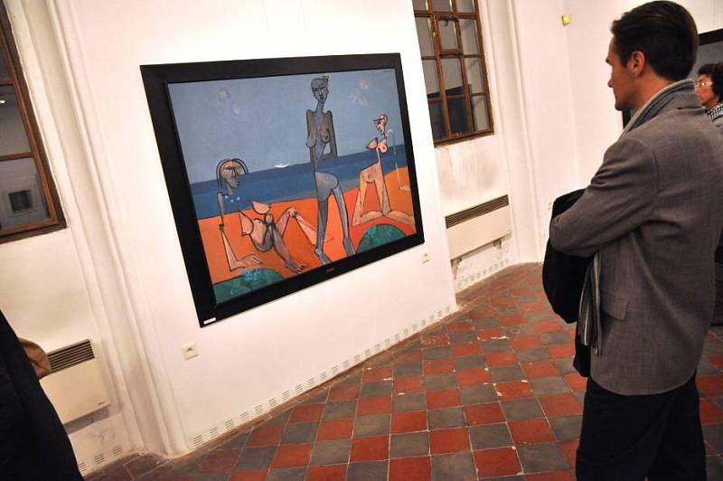 Výtvarník Zdeněk Vacek vystavuje v hranické Synagoze