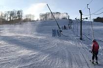 Dobré sněhové podmínky hlásí i jediné lyžařské středisko na Přerovsku - Ski areál na Potštátě.