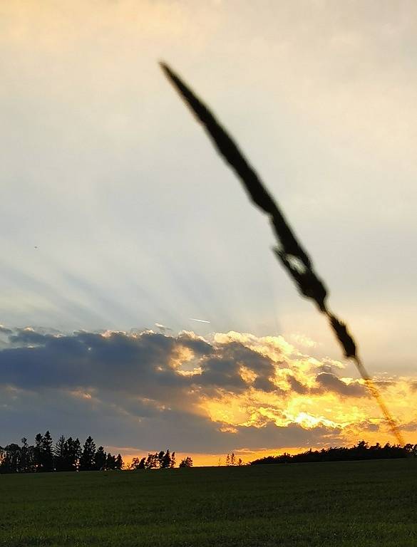 Západy slunce nad Potštátskem.