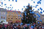 Hranické náměstí se hemžilo balonky, šlo totiž o český rekord.