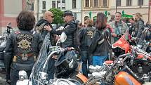 Hranická motomše pořádaná klubem Harley Owners Group