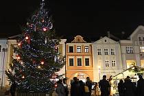 Vánoční náměstí v Hranicích. Ilustrační foto