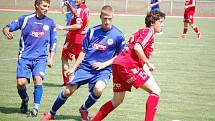 Starší dorost 1. FC Přerov (v modrém) zvítězil nad Zábřehem 3:0. 